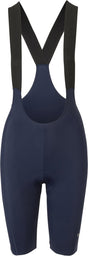 Agu comfort plus - bibshort - fietsbroek - wielrenbroek - dames - blauw - m - compressie en ademend vermogen - laser gesneden gripper - naadloze bretels met ventilatie