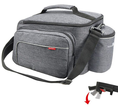 Abi klickfix enkele fietstas achter rackpack sport uniklip grijs - 414262