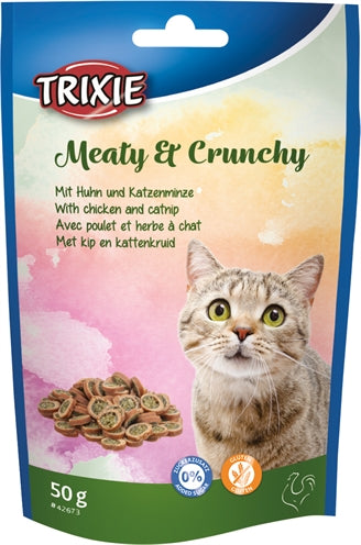 Trixie fleischig knusprig Hühnchen Katzenminze Gluten -frei