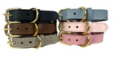 Sazzz Collar Dog Braveheart Leather Pink