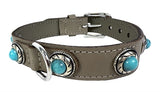 Sazzz collar dog Adventure Stone Leather Taupe