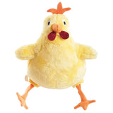 Martin Dog Toys Chicken Plush Gul genanvendt