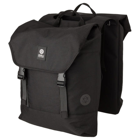 Agu dwr dubbele fietstas urban black