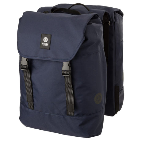 Agu dwr dubbele fietstas urban dark blue