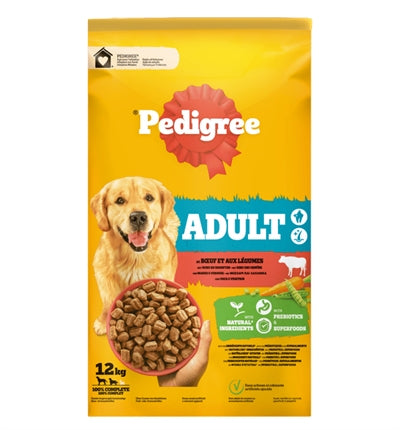 Pedigree adulto con carne de res y verduras