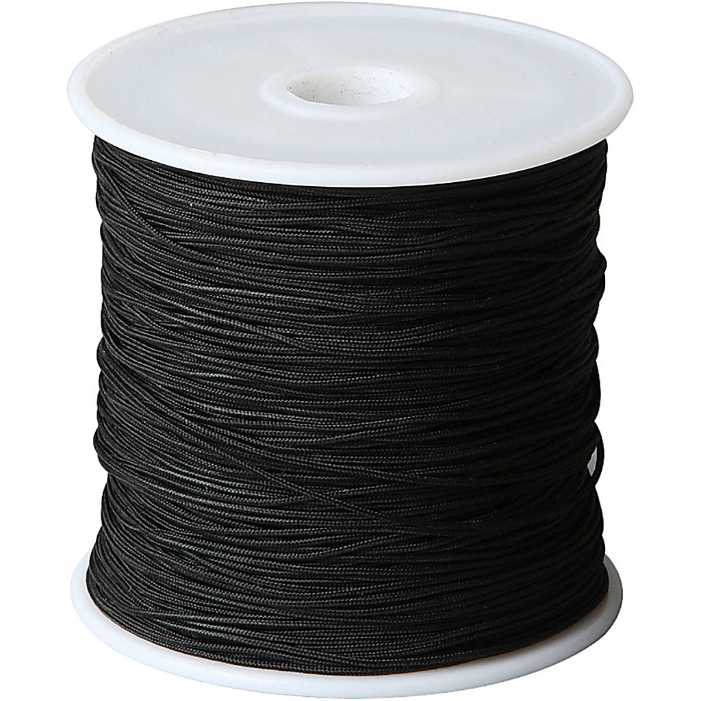 Https: www.cchobby.nl polyester-koord-dikte-0-8-mm-zwart-50-m-1-rol