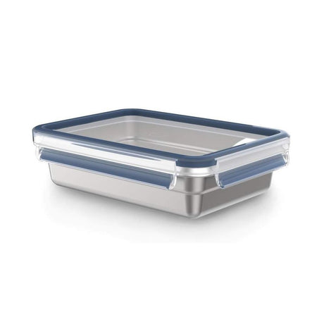 Tefal n1150510 masterseal vershoudbakje 1.2l rvs blauw