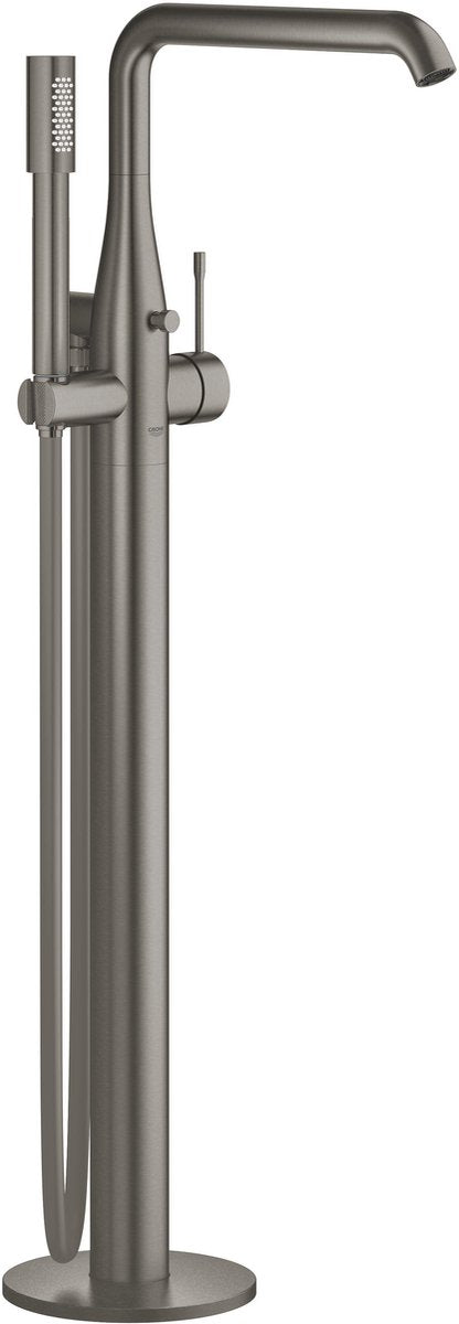 Grohe essence badkraan - vrijstaand - inclusief doucheset - exclusief installatiedeel - hard graphite (mat antraciet)