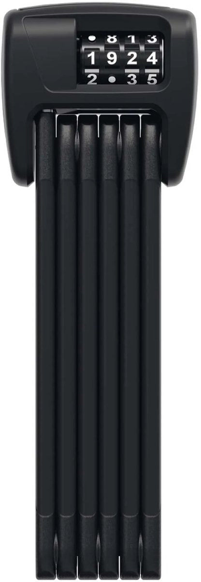 Abus vouwslot bordo 6000c met sh-slothouder - cijferslot van gehard staal - met 4-cijferige code - -security level 10 - lengte 90 cm