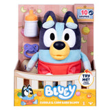Spectron bluey pluche interactieve knuffel en verzorg baby