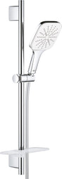 Grohe quickfix vitalio smartactive 130 cube douchestangset - 3 straalsoorten - chroom - 26596000