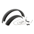 Mirage spatbord set 20 fatbike incl. bevestiging - zwart