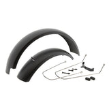 Mirage spatbord set 20 fatbike incl. bevestiging - zwart