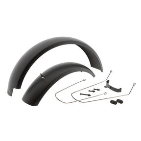 Mirage spatbord set 20 fatbike incl. bevestiging - zwart