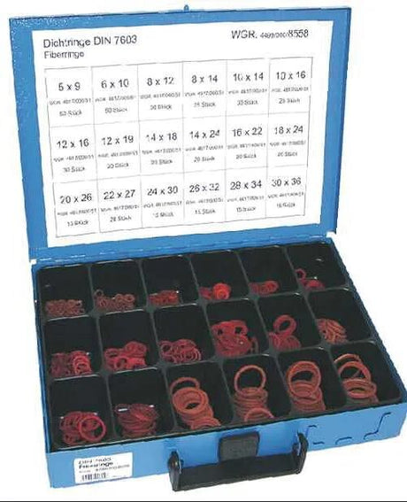 Dresselhaus afdichtring assortiment sort.washers din 7603