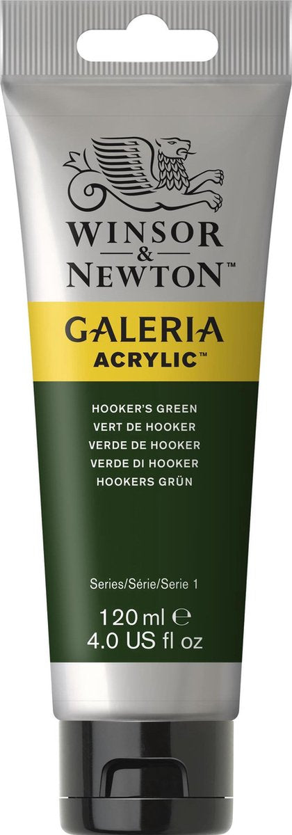 Winsor newton galeria acryl 120ml hooker's green