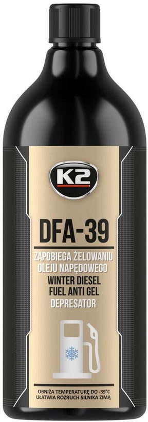 K2 dfa-39 - 1l - brandstoftoevoegsel - diesel antivries - diesel antistollingsmiddel