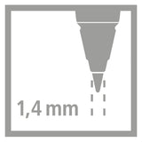 Stabilo easyergo 1.4 - potloodvulling - navullingen - 6 stuks