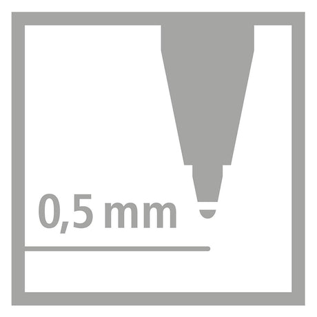 Stabilo easyoriginal - penvulling - medium 0,5 mm - doos met 20 stuks