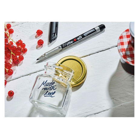 Stabilo write-4-all - permanent marker - superfine 0,4 mm - zwart - per stuk
