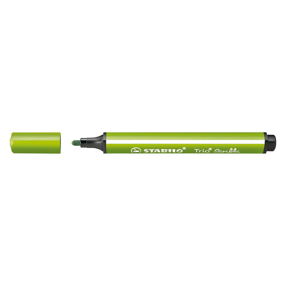 Stabilo Trio Scribbi filt -Tip Pen med Bright Green Point