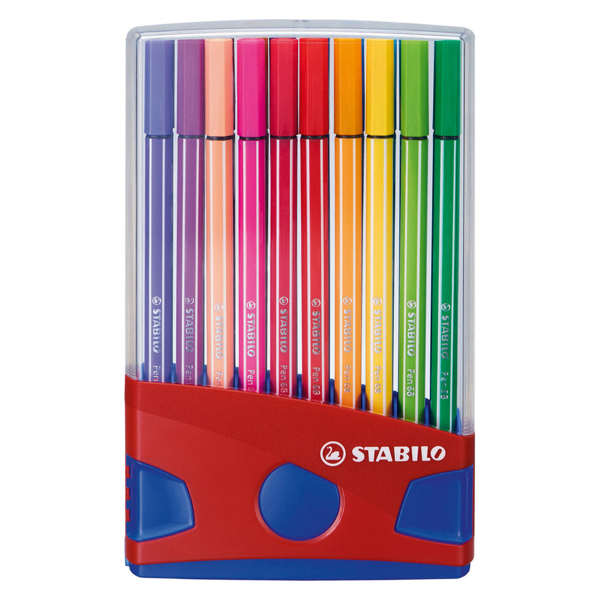 Stabilo Pen 68 Faarfparade rout, 20st.