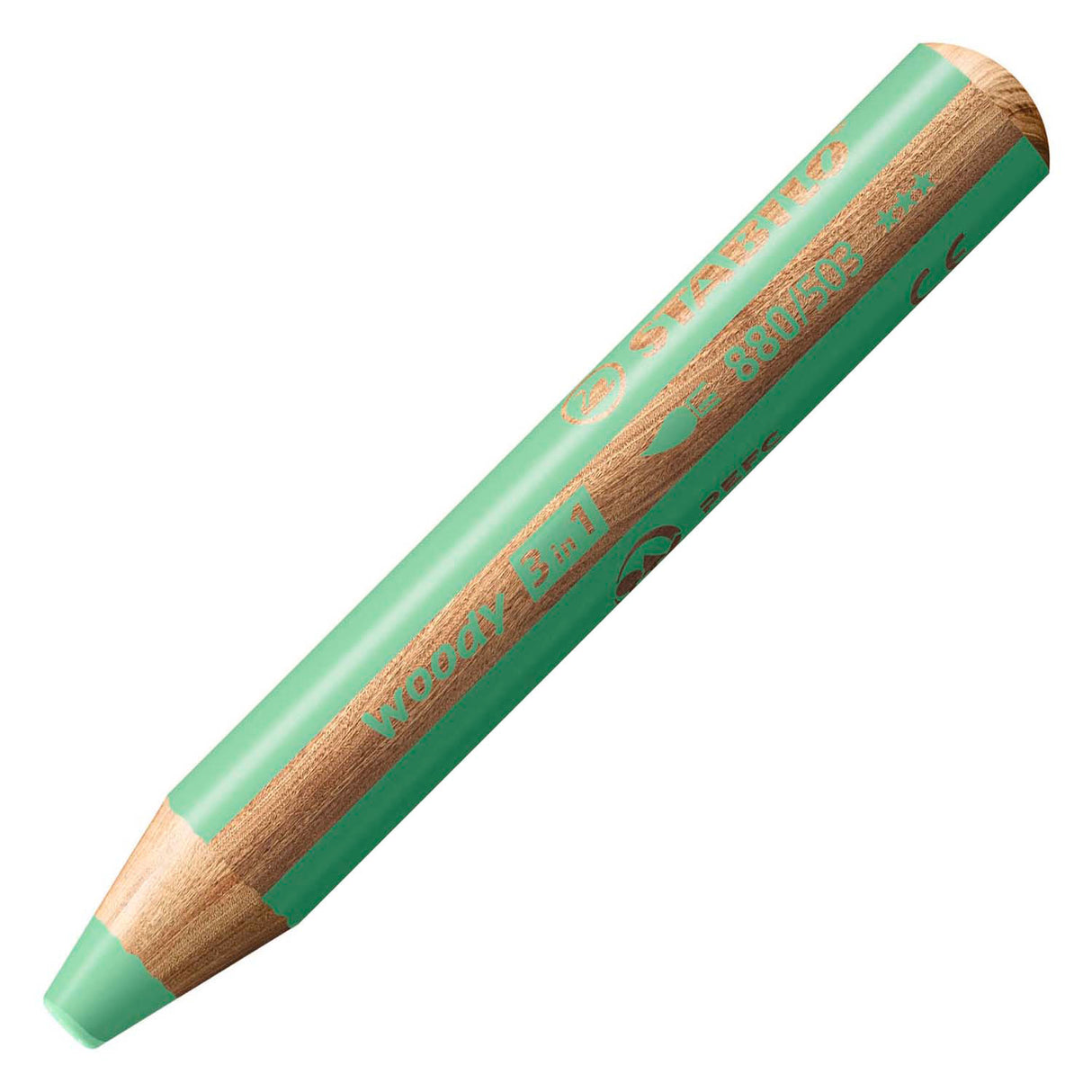 Stabilo Woody 3in1 - Green pastel