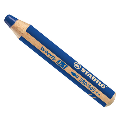 Stabilo woody 3 in 1 - multitalent kleurpotlood - ultramarijn