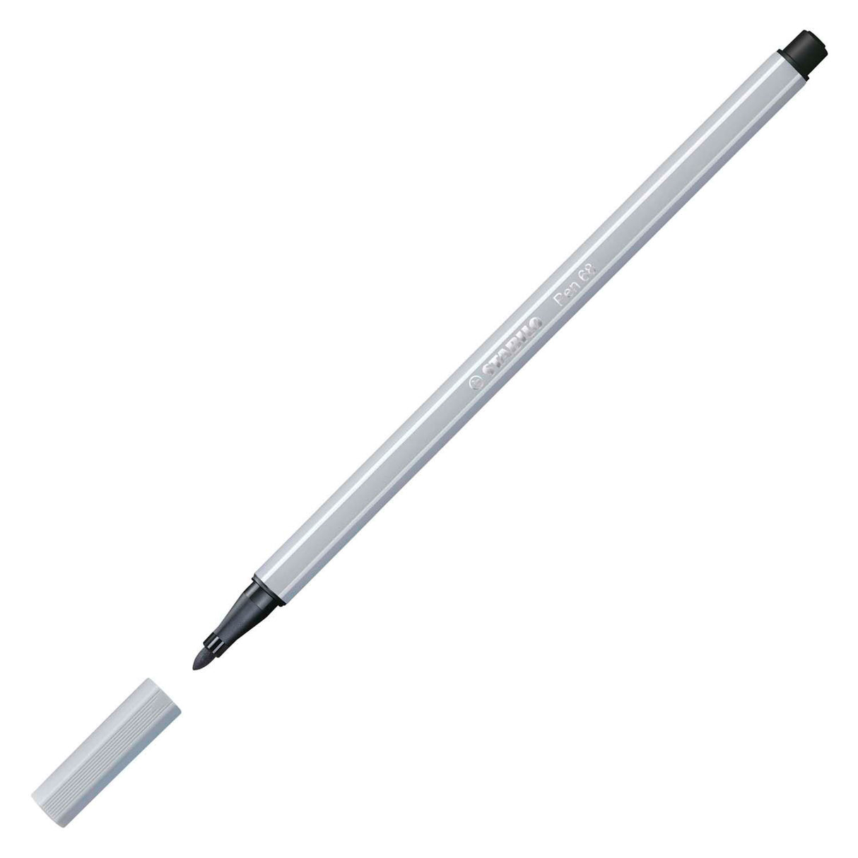 Stabilo Pen 68 - gefillt -tip Pen - liicht kale Graf (68 94)