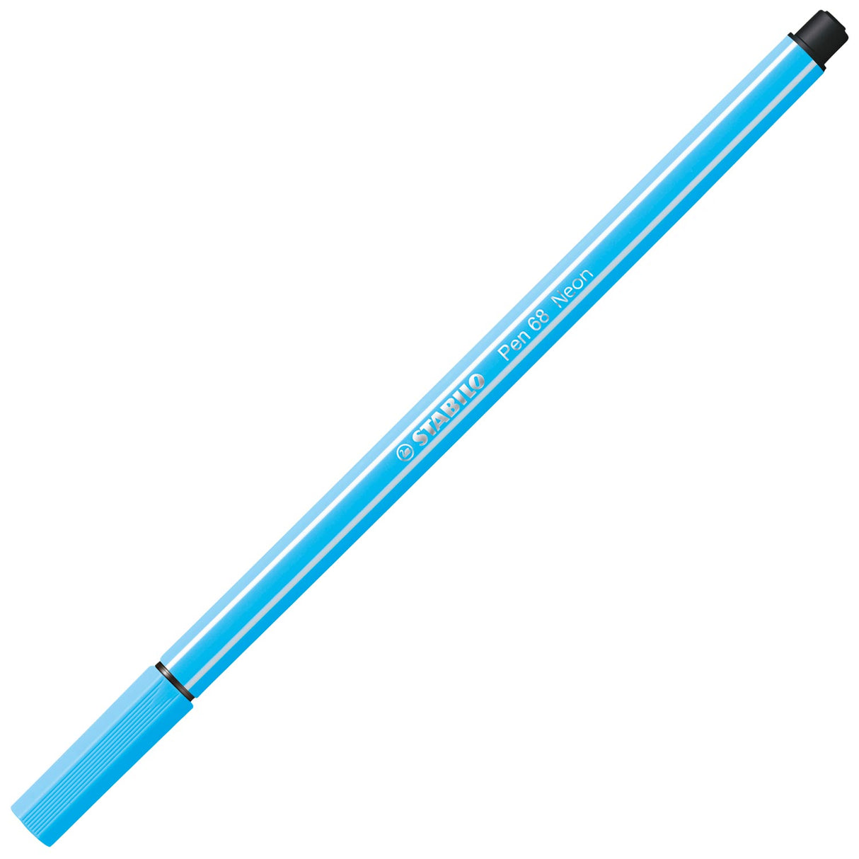 Stabilo pen 68 - viltstift - fluoriserend blauw (68 031)