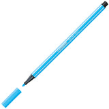 Stabilo Pen 68 - Filztip Stift - Blau fluorisieren (68 031)