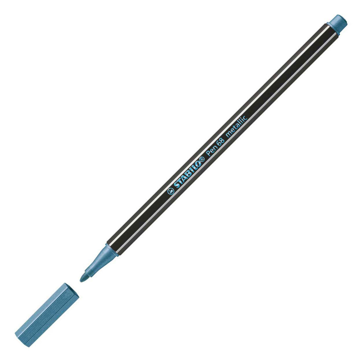 Stabilo Viltstift - Metallic Blue (68 841)