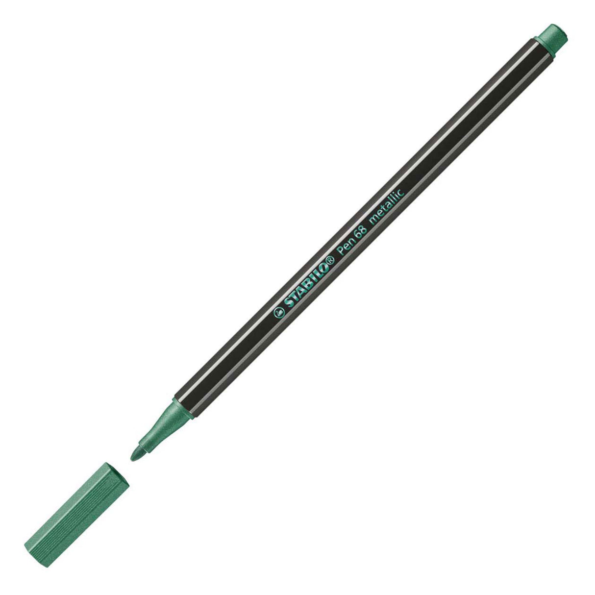 STABILO VILTSTIFT - GREEN METALLICO (68 836)