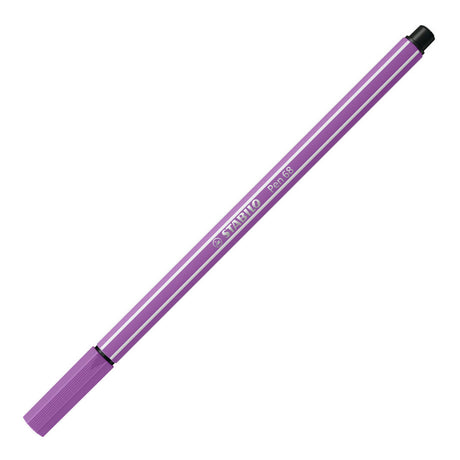 Stabilo pen 68 brush - premium brush viltstift - plum paars - per stuk