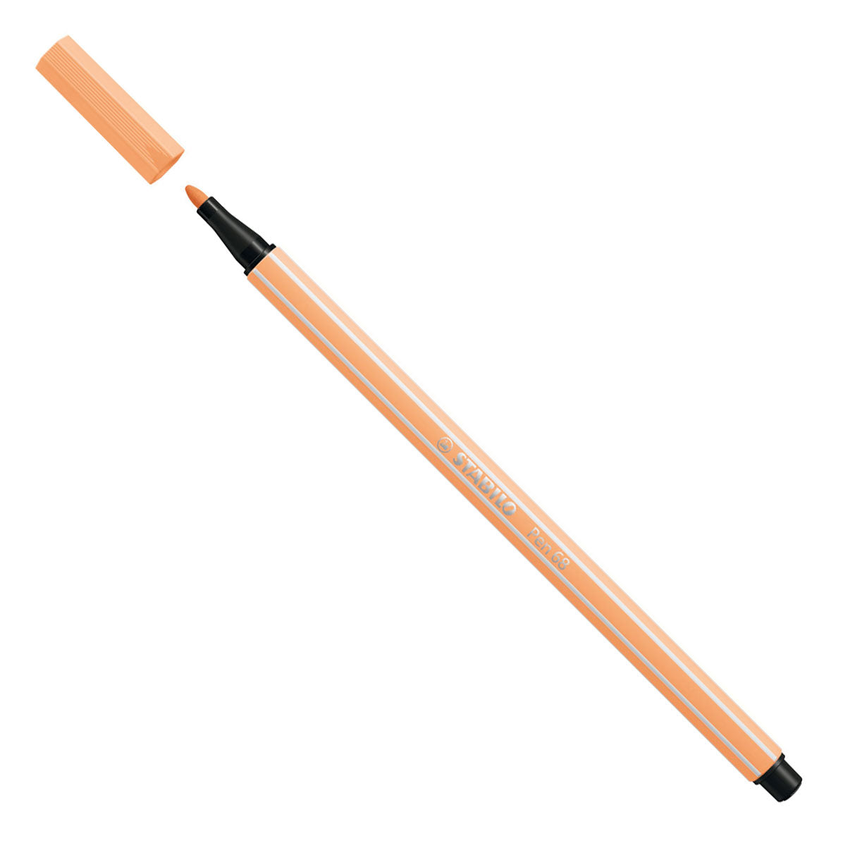 Stabilo pen 68 viltstift licht oranje (68 25)