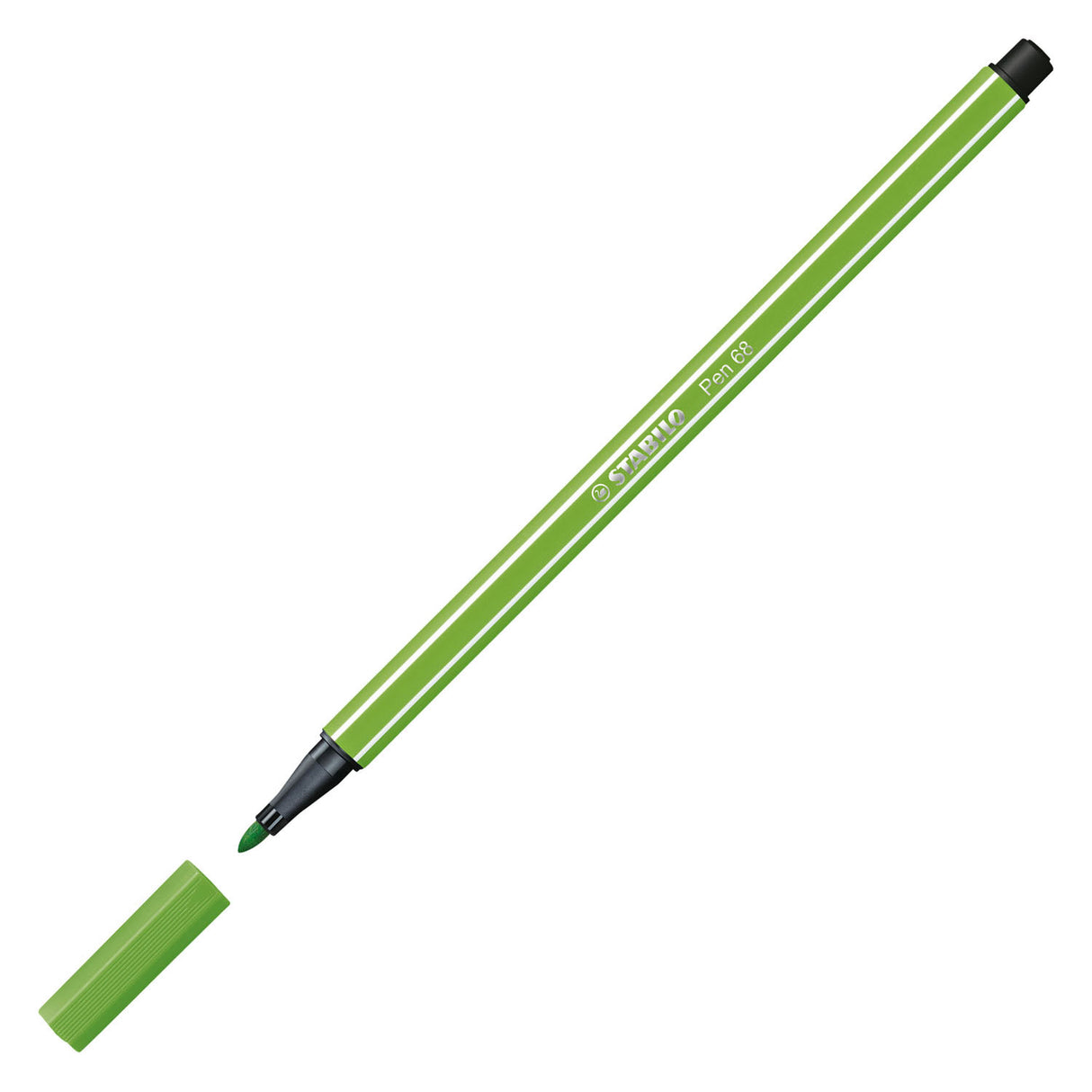 Stabilo Pen 68 - gefillt -tip Pen - Liicht gréng (68 33)