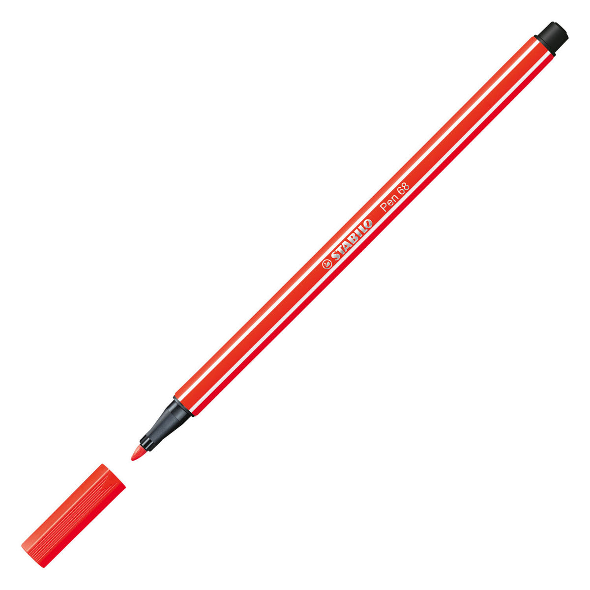 Stabilo pen 68 - viltstift - lichtrood (68 40)