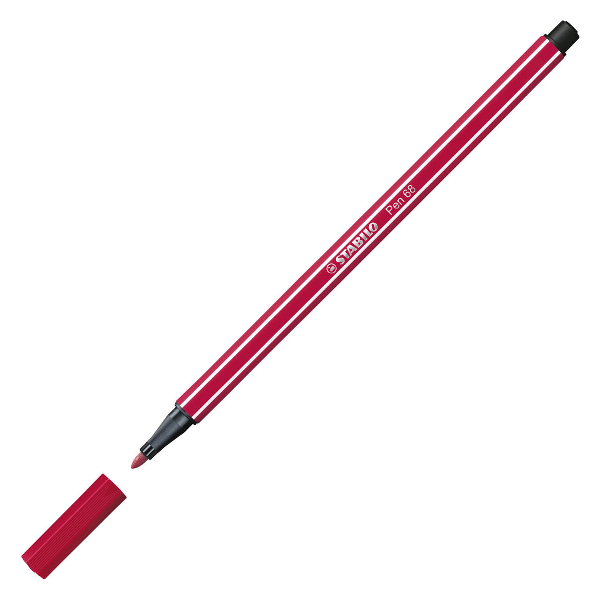 Stabilo Pen 68 - gefillt -Tip-Pen - donkel rout (68 50)