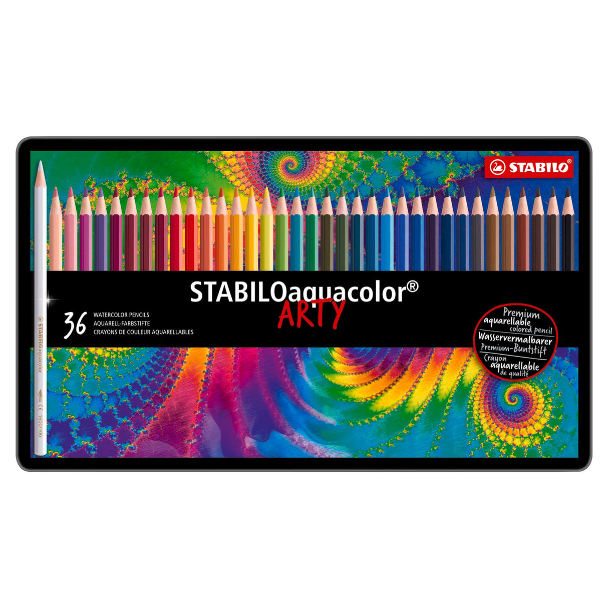 Stabilo Aquacolor Metal Box, 36 ..