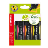 Stabilo Green Boss markers, 4st.