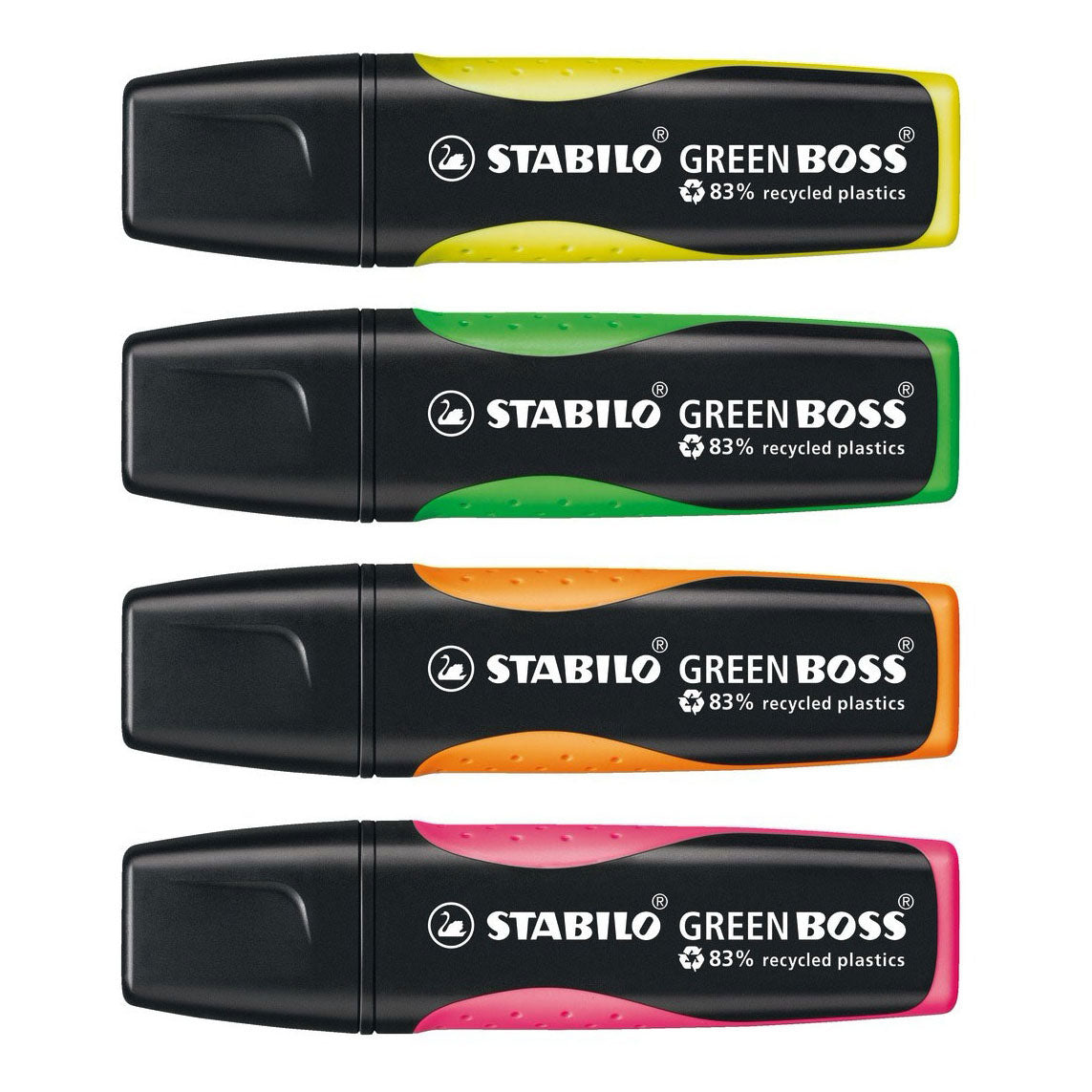 Stabilo Green Boss Markers, 4: a.