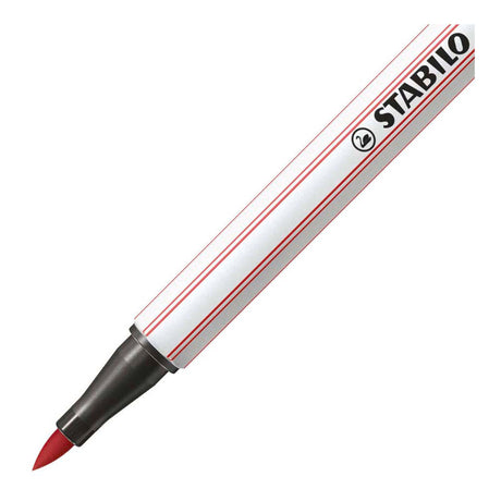 Stabilo pen 68 brush - viltstift - roestig rood (47)