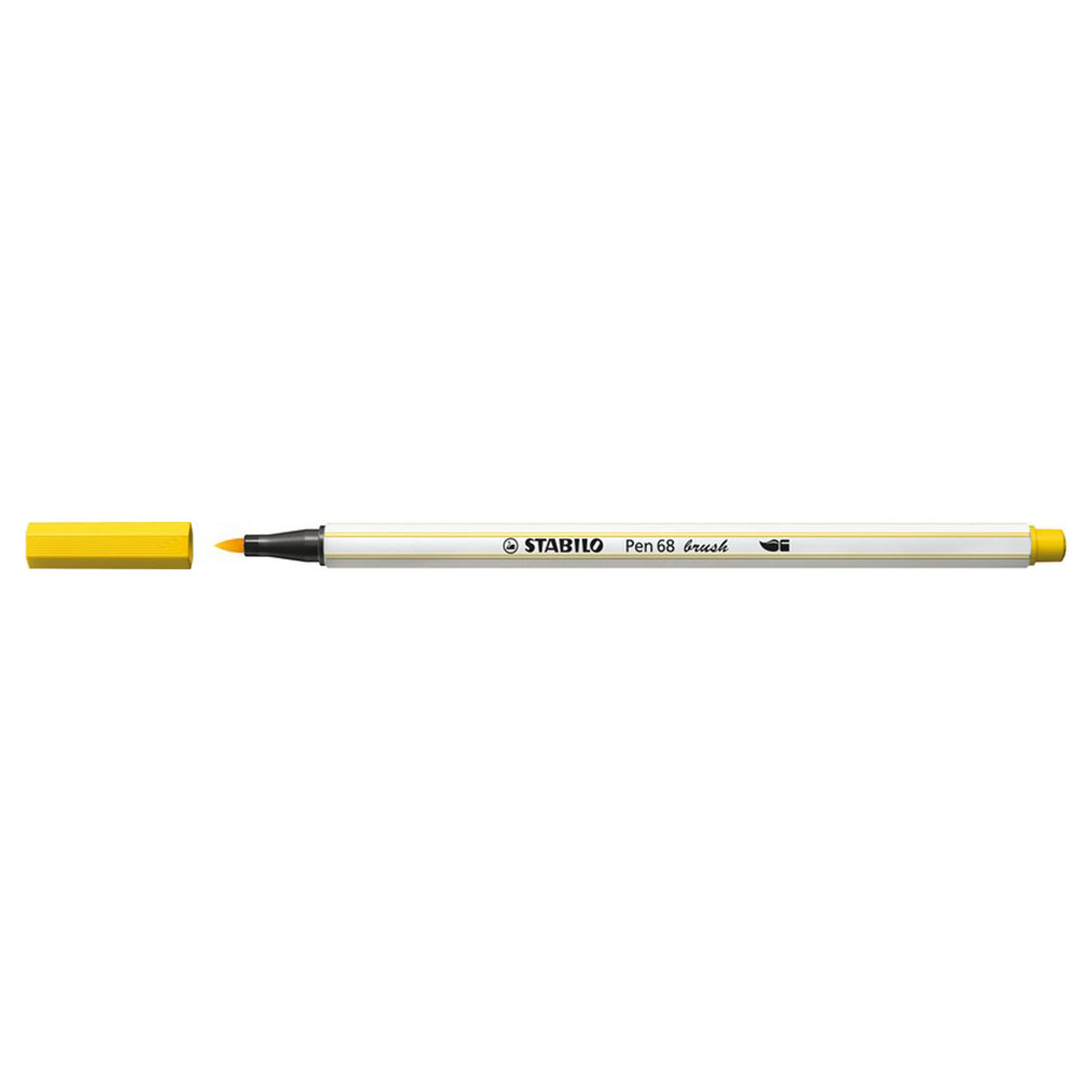 STABILO PEN 68 Brush 44 - Rumena