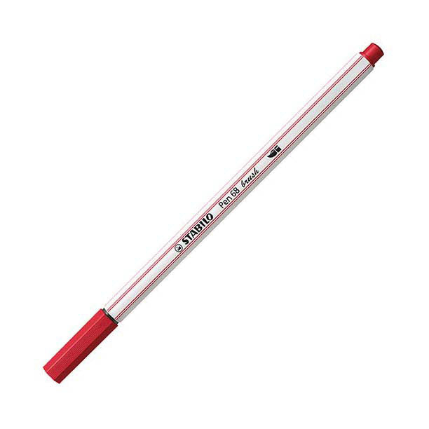 Stabolo Pen 68 Brush 50 - Rosso scuro