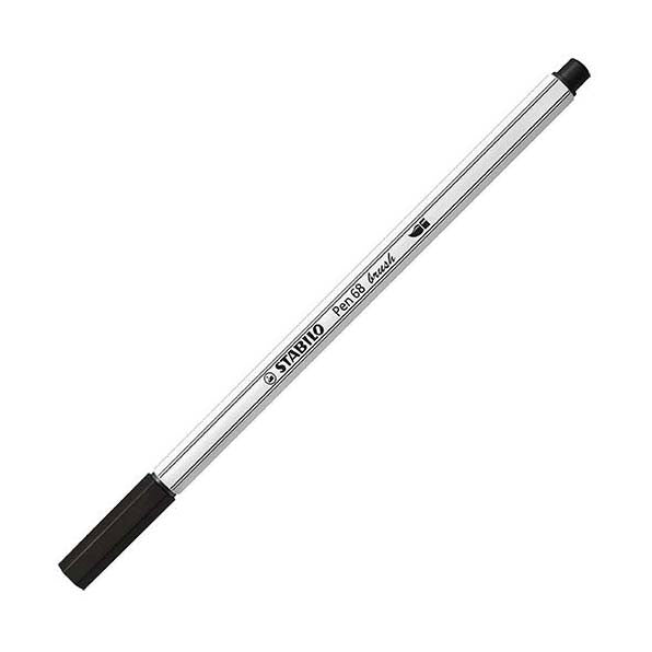 Stabilo Pen 68 Brush 46 - Svart