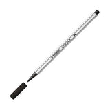 Stabilo pen 68 brush - viltstift - zwart (46)