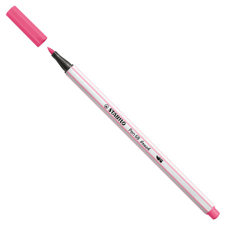 Stabilo pen 68 brush - viltstift - roze (29)