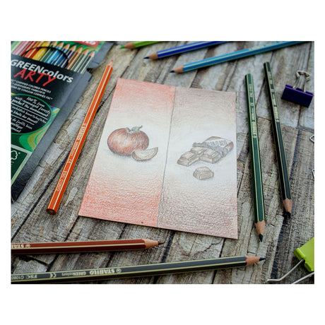 Stabilo greencolors - kleurpotloden - arty - set 12 stuks
