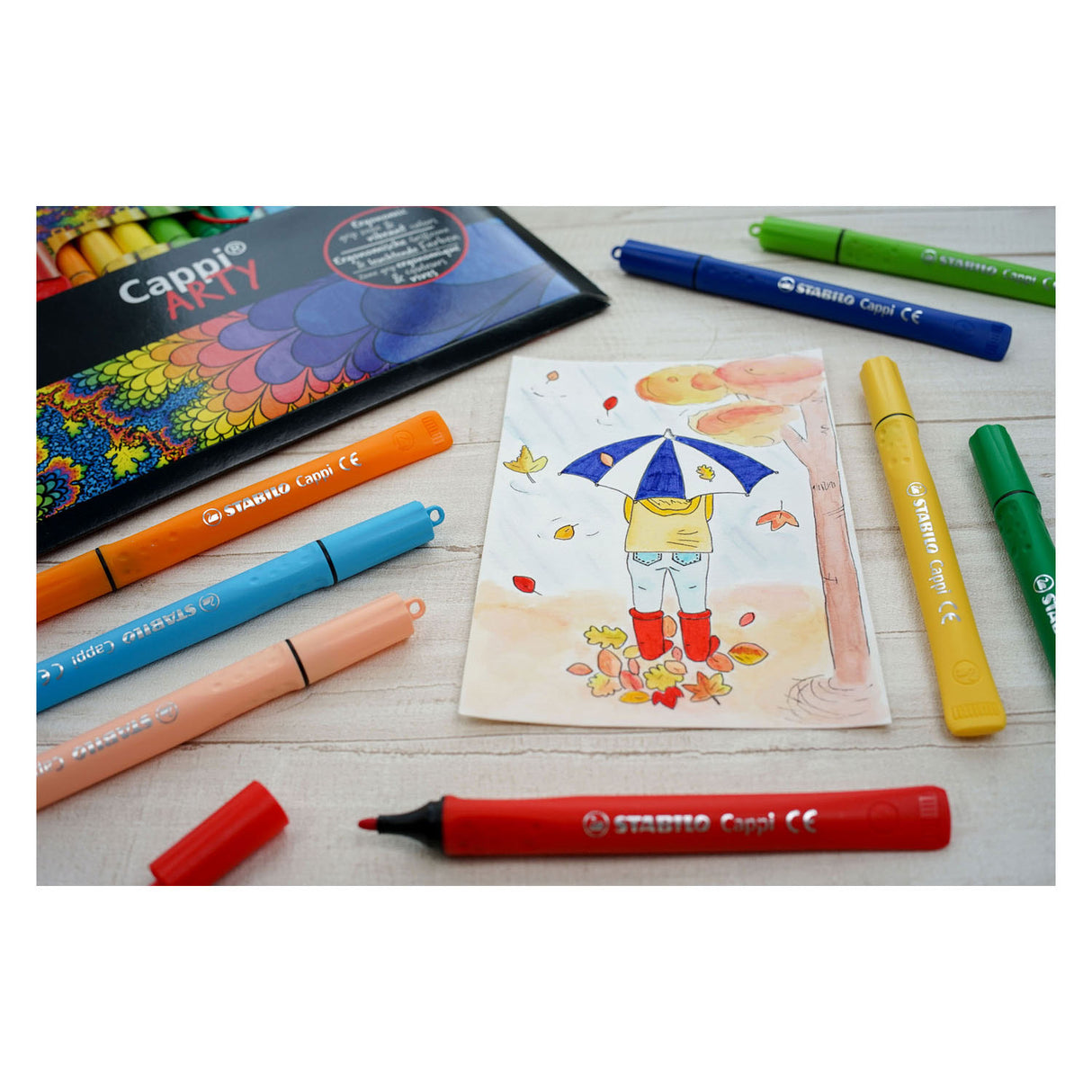 Stabilo cappi arty viltstiften 12 stuks in etui