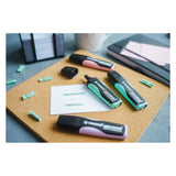 Stabilo green boss pastel - markeerstift - gemaakt van 83% gerecycled plastic - 8 stuks deskset - 4 standaard + 4 pastel kleuren